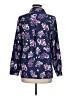 Appleseeds 100% Polyester Floral Purple Long Sleeve Blouse Size M (petite) - photo 2