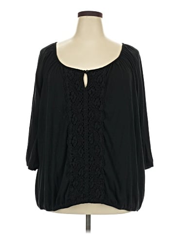 Faded Glory 3/4 Sleeve Blouse (view 1)