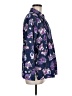 Appleseeds 100% Polyester Floral Purple Long Sleeve Blouse Size M (petite) - photo 4