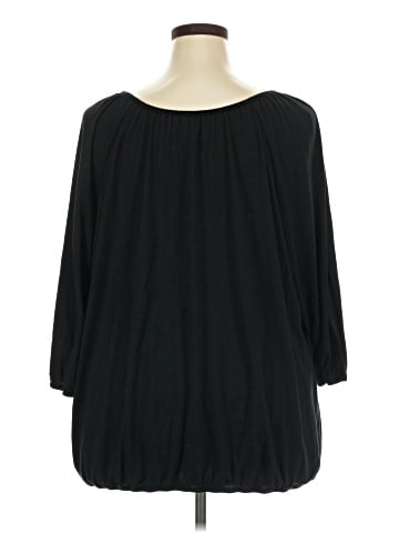 Faded Glory 3/4 Sleeve Blouse (view 2)