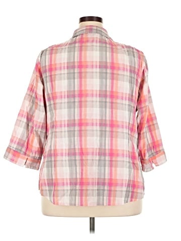 Allison Daley 3/4 Sleeve Button-Down Shirt (view 2)