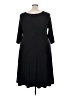 IGIGI Solid Black Casual Dress Size 26 - photo 2