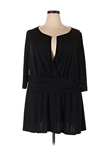 Kiyonna 3/4 Sleeve Blouse (view 1)