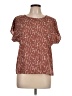 Shein Brown Short Sleeve Blouse Size L - photo 1
