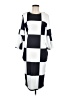 Unbranded Checkered-gingham White Casual Dress Size M - photo 1