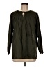 J. McLaughlin 100% Cotton Green Long Sleeve Blouse Size M - photo 1