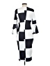 Unbranded Checkered-gingham White Casual Dress Size M - photo 2