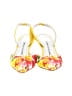 Manolo Blahnik Floral Yellow Heels Size EU 35 1/2 - photo 2