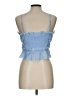 Thirty/Thirty Blue Sleeveless Blouse Size L - photo 2