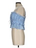 Thirty/Thirty Blue Sleeveless Blouse Size L - photo 5