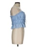 Thirty/Thirty Blue Sleeveless Blouse Size L - photo 4