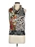Etcetera 100% Nylon Gray Sleeveless Blouse Size M - photo 1