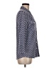 J. McLaughlin Polka Dots Blue 3/4 Sleeve Blouse Size M - photo 4