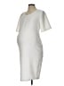 Times Two Maternity Silver Casual Dress Size L - photo 1