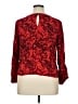 Gap 100% Rayon Red Long Sleeve Blouse Size XL - photo 2
