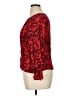 Gap 100% Rayon Red Long Sleeve Blouse Size XL - photo 5