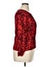 Gap 100% Rayon Red Long Sleeve Blouse Size XL - photo 4