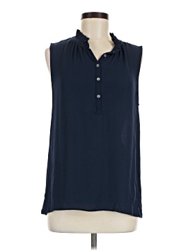 Ann Taylor Loft Sleeveless Button Down Shirt