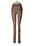 Fleo Animal Print Brown Casual Pants Size M - photo 1