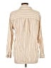 Universal Thread Stripes Tan Long Sleeve Blouse Size L - photo 2