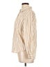 Universal Thread Stripes Tan Long Sleeve Blouse Size L - photo 5