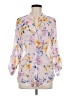 Kut from the Kloth Floral Pink 3/4 Sleeve Blouse Size M - photo 1