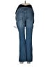 Isabel Maternity Graphic Blue Jeans Size 8 Maternity - photo 2