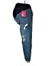 Isabel Maternity Graphic Blue Jeans Size 8 Maternity - photo 5