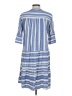 Assorted Brands 100% Cotton Stripes Blue Casual Dress One size - photo 2