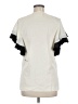 Tory Burch Ivory Short Sleeve Blouse Size 6 - photo 2