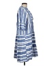 Assorted Brands 100% Cotton Stripes Blue Casual Dress One size - photo 4