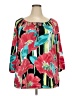 JM Collection Red 3/4 Sleeve Blouse Size 2X - photo 1