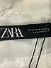 Zara 100% Polyester Metallic Silver Blazer Size M - photo 6