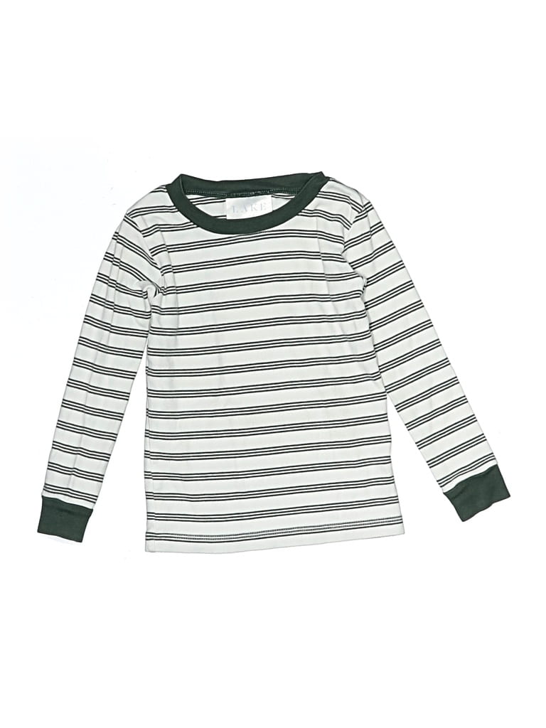 Pre-owned Lake Kids' Long Sleeve T-shirt In Gray
