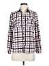 NY Collection Plaid Pink Long Sleeve Blouse Size M (petite) - photo 1