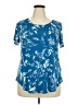 Alfani Blue Short Sleeve Top Size 2X - photo 1
