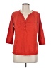 Boden 100% Cotton Red 3/4 Sleeve Top Size M - photo 1