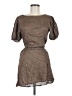 Everly 100% Rayon Argyle Brown Casual Dress Size M - photo 1