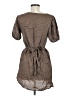 Everly 100% Rayon Argyle Brown Casual Dress Size M - photo 2