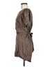 Everly 100% Rayon Argyle Brown Casual Dress Size M - photo 5