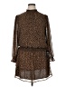 Express 100% Polyester Animal Print Brown Casual Dress Size XL - photo 1