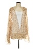 Musera 100% Polyester Gold Kimono Size 1X - photo 1
