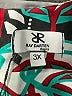 Ray Darten Print Multi Color Teal Casual Dress Size 3X - photo 7