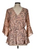 Everleigh 100% Polyester Tan Kimono Size L - photo 1