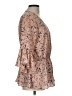 Everleigh 100% Polyester Tan Kimono Size L - photo 4