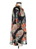CAbi 100% Polyester Floral Black Long Sleeve Blouse Size S - photo 4