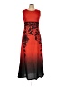 Unbranded Graphic Red Cocktail Dress Size XL - photo 1