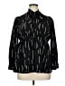 Shein 100% Polyester Black Long Sleeve Blouse Size 1X - photo 1