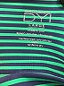 DYI Define Your Inspiration Stripes Teal Leggings Size L - photo 8