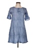 True Craft 100% Rayon Blue Casual Dress Size L - photo 1